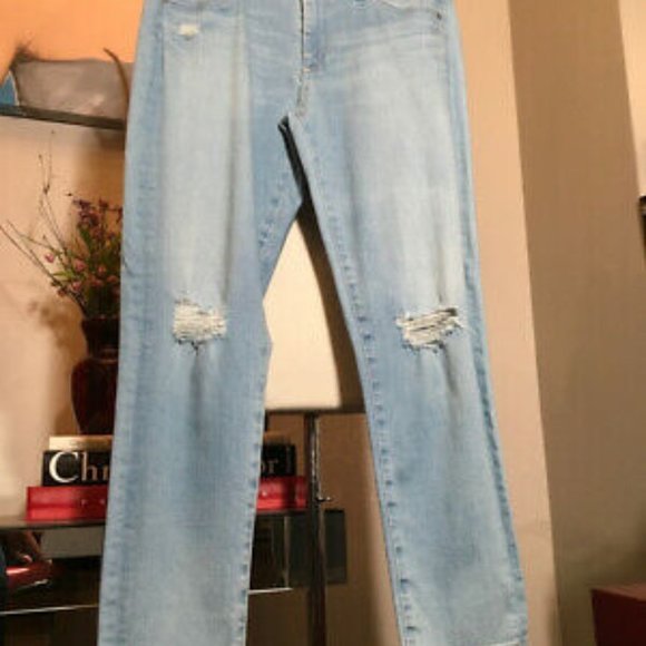 Adriano Goldschmed The Stilt Roll-Up Blue Jeans - Picture 3 of 10